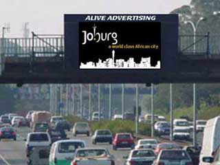 Video LED screen at M1 South