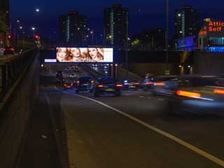 New Outdoor Plus LED screen in London on the A12